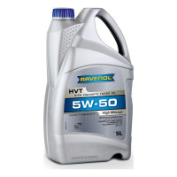 Мотор майы RAVENOL HVT 5W-50 чоң жүрүшү бар автоунаалар үчүн